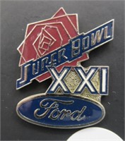 Ford Super Bowl XXI Pin.