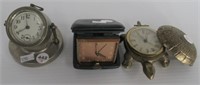 Bentley Turtle Clock, Orris Travel Alarm Clock, &