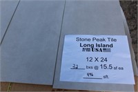 496SFT, 12"X24" LONG ISLAND TILE