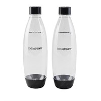 SodaStream 1 Liter Slim Black Carbonating Bottle