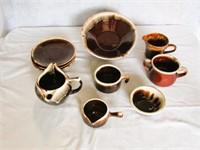 (10) Brown Stoneware/Ceramic Lot