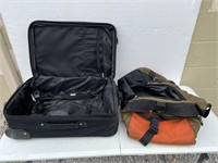 Suitcase and Duffel bag