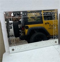 Glass Etched Mirror