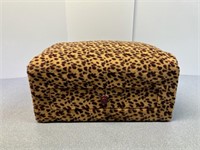 Decorative Leopard Print Box with Drawer