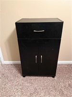 Black Cabinet with Drawer