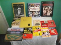 (13) Assorted Books On Baseball