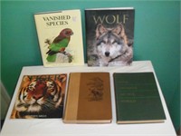 (5) Wildlife Hardback Books