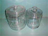 (2) Counter Jars