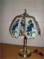 Brass & Glass Touch Lamp