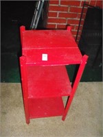 Painted Red Stand