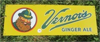 Vernor's Ginger Ale Advertising Sign. Measures: