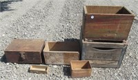 City Dairy Milk Crate, Skeet Loads Wood Crate,