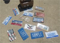 Large Assortment of License Plates Including: