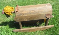 Hand Made Wood Rocking Horse. Measures: 22.5" T x