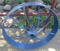 Steel Wheel. Measures: 27" Across.