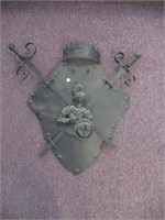 Metal Knight Armor Wall Hanger with Removable