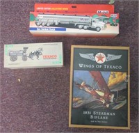 Texaco Horse and Tanker Diecast Bank, Mobil Toy