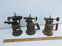 (3) Antique Torches