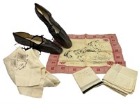Antique Ballet Slippers & Hankies