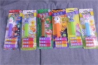 6 PEZ DISPENSERS