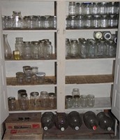 Closet full of canning jars: 55+ pts;