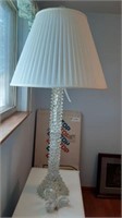CRYSTAL TABLE LAMP (H. 46IN)