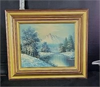Framed Oil on Canvas - Signed