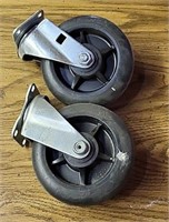 New Faultless 6" x 2"Swivel Casters - Pair