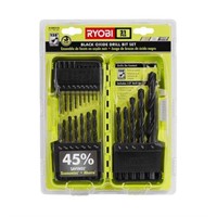 RYOBI Black Oxide Drill Set (21-Piece)