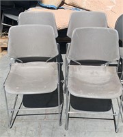 (6 chairs)  Stack and Connectable Chairs