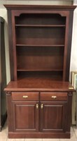 HOME CREST CABINETRY CABINET W/ LIBRARY HUTCH