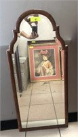 CATHEDRAL STYLE FRAMED BEVELED MIRROR