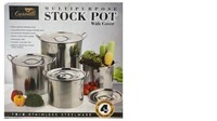 Stock Pots - 8 pc. Multi Purpose w Cover