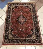 HAND TIED DURRIE WOOL AREA RUG