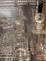 ASSORTED DECANTERS