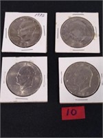 4- Eisenhower Silver Half Dollars