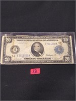 1914 Federal Reserve Note Twenty Dollar