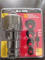 (5) 5pc Blu-Mol Hole Saw Drill Bit Sets