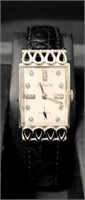1951 LeCoultre Jaeger 18kt & Diamond Watch