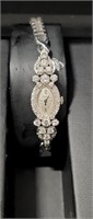 Antique 14k Gold Bulova Diamond Ladies Watch