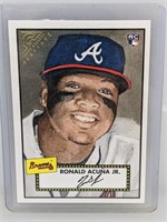 2018 Topps Heritage Ronald Acuna Jr Rookie #H-40