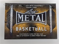 2021-22 Leaf Metal Basketball JUMBO 9 Autos & 1/1