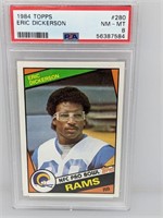 1984 Topps Eric Dickerson Rookie PSA 8
