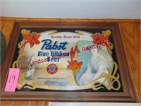 Pabst Blue Ribbon Beer mirror approx 41" x 29"