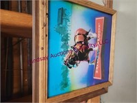10 various Budweiser/A-B signs/pictures