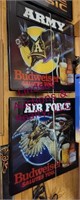 Army/Airforce/Navy lighted beer signs