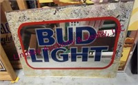 Group of various beer advertising signs