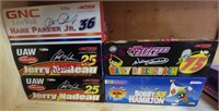5 diecast race cars various drivers SEE PICS