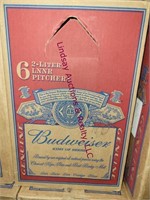 4 boxes of 6 Budweiser King Pitchers --
