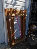 CONTENTS on pallet racking & in alley by garage--